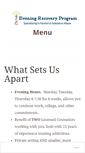 Mobile Screenshot of eveningrecoveryprogram.com